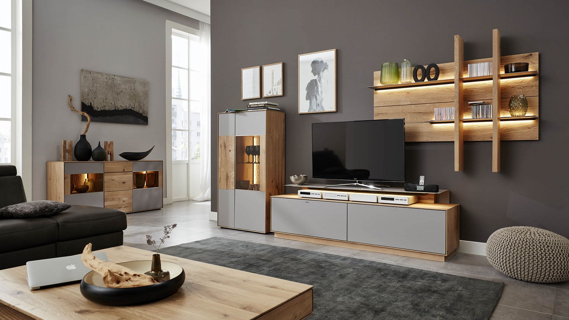 Wohnzimmer von Interliving bei Möbel Schaumann