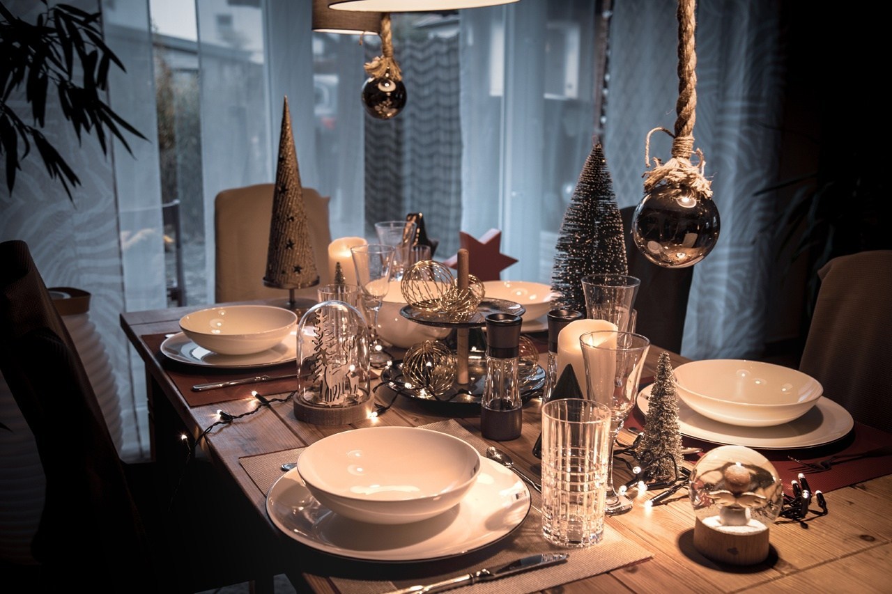 Weihnachtstisch 10 Ideen » Esstisch weihnachtlich dekorieren