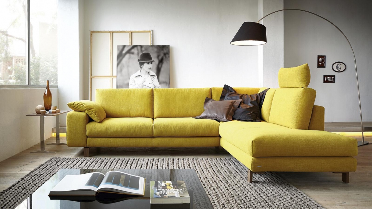 Koinor Sofa in gelb