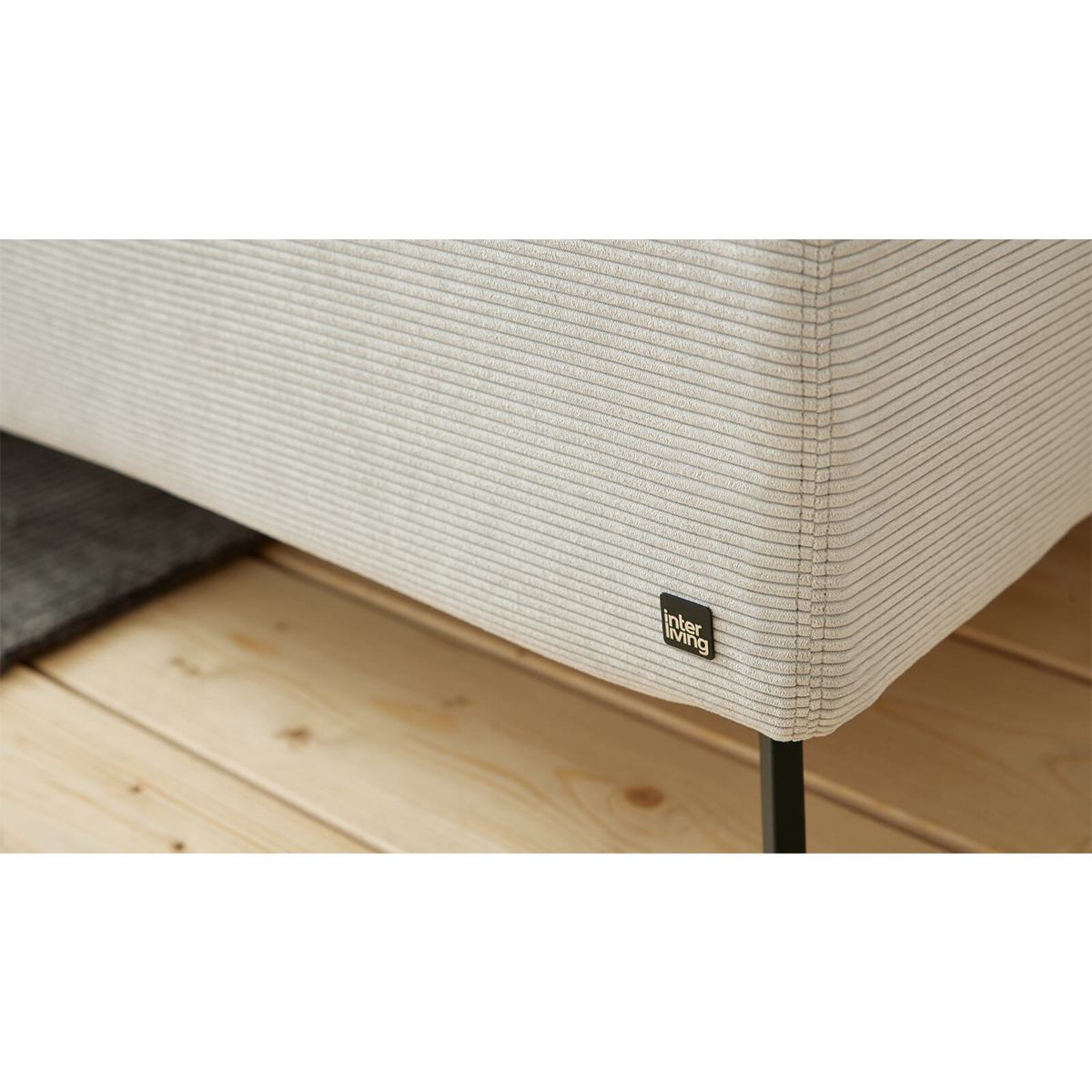 Candy-Sleep-Interliving-1417-Feincord-Silber-Fußteil